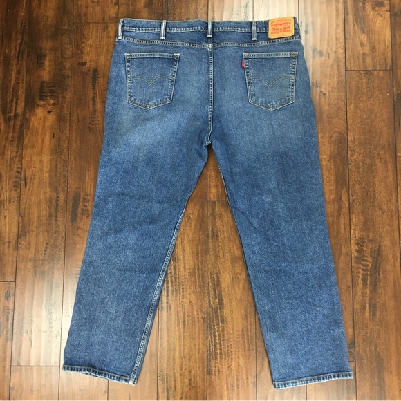 LEVI’S 514 Men’s Jeans Straight Leg Stretch Size 48 x 32 Medium Wash - Picture 10 of 12